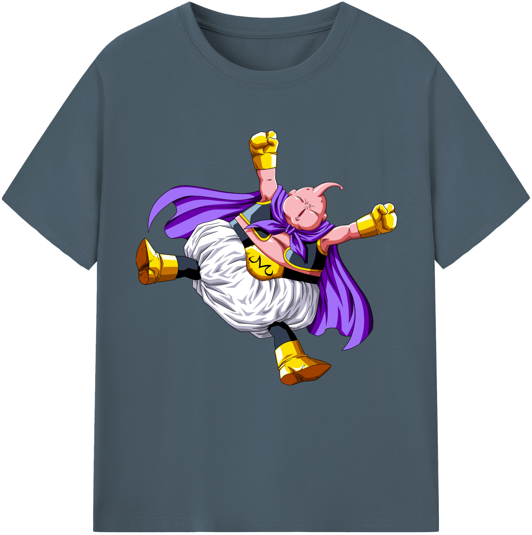 （画像用） ドラゴンボール 魔人ブウ DRAGON BALL Majin Buu 綿100％半袖Tシャツ（フロントプリント）